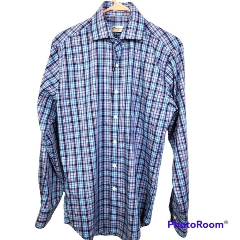 Peter Millar Mens Crown Ease Long Sleeve Button Down Size Small